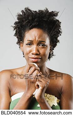 Stock Photo - african american 
woman crying. 
fotosearch - search 
stock photos, 
pictures, images, 
and photo clipart