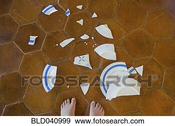 broken plates