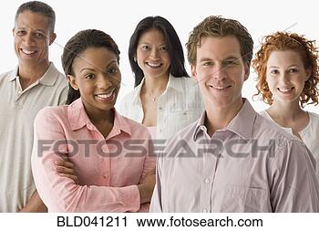 Stock Photography - portrait of multi-ethnic 
people. fotosearch 
- search stock 
photos, pictures, 
images, and photo 
clipart