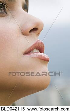 Stock Image - close up of hispanic 
woman's face. 
fotosearch - search 
stock photos, 
pictures, images, 
and photo clipart