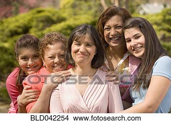 Stock Photo - portrait of multi-generational 
hispanic female 
family members. 
fotosearch - search 
stock photos, 
pictures, images, 
and photo clipart