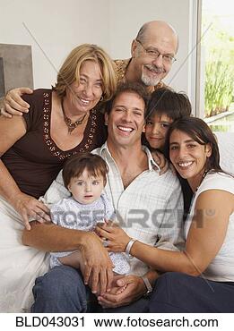 Stock Photography - portrait of multi-generational 
hispanic family. 
fotosearch - search 
stock photos, 
pictures, images, 
and photo clipart