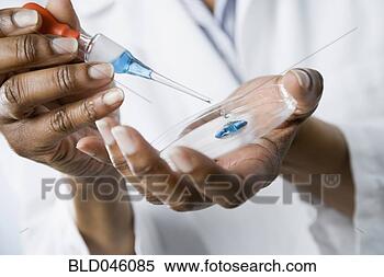 Stock Image - african american 
female scientist 
dropping liquid 
in petri dish. 
fotosearch - search 
stock photos, 
pictures, images, 
and photo clipart