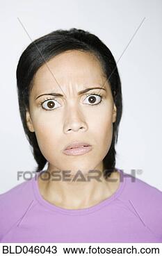 Stock Photo - african american 
woman looking 
angry. fotosearch 
- search stock 
photos, pictures, 
images, and photo 
clipart