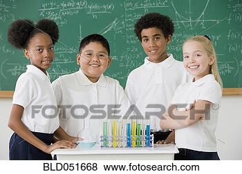 Stock Photo - multi-ethnic children 
in science class. 
fotosearch - search 
stock photos, 
pictures, images, 
and photo clipart