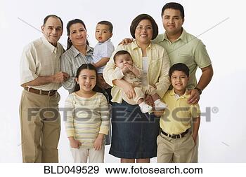 Stock Photograph - portrait of multi-generational, 
multi-ethnic family. 
fotosearch - search 
stock photos, 
pictures, images, 
and photo clipart