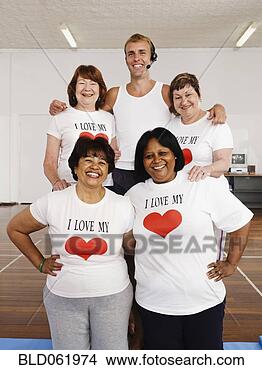 Stock Photo - multi-ethnic adults 
in t-shirt that 
says “i love my 
heart”. fotosearch 
- search stock 
photos, pictures, 
images, and photo 
clipart