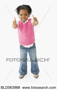 Stock Photo - african girl making 
thumbs up gesture. 
fotosearch - search 
stock photos, 
pictures, images, 
and photo clipart