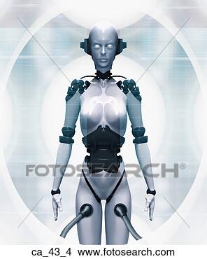 Stock Photo - high tech robot 
in lab setting. 
fotosearch - search 
stock photos, 
pictures, images, 
and photo clipart