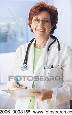 Stock Image - female doctor 
with chart. fotosearch 
- search stock 
photos, pictures, 
images, and photo 
clipart