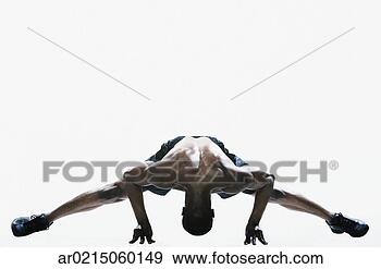 Stock Photograph - african man stretching, 
edmonds, washington, 
united states. 
fotosearch - search 
stock photos, 
pictures, images, 
and photo clipart