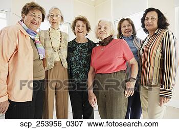 Picture - group of elderly 
women smiling 
for the camera. 
fotosearch - search 
stock photos, 
pictures, images, 
and photo clipart