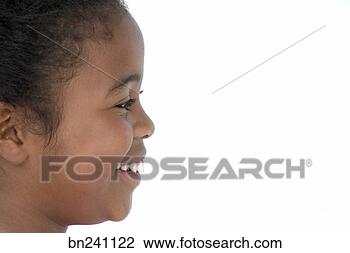 Stock Photo - profile of smiling 
girl. fotosearch 
- search stock 
photos, pictures, 
images, and photo 
clipart