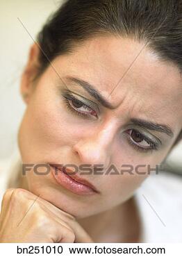 Stock Photography - pensive woman. 
fotosearch - search 
stock photos, 
pictures, images, 
and photo clipart