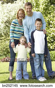 Stock Image - family portrait 
outdoors. fotosearch 
- search stock 
photos, pictures, 
images, and photo 
clipart