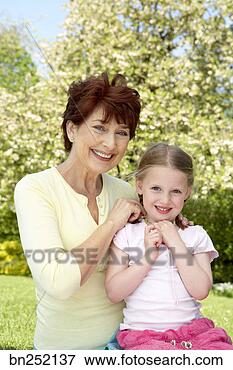 Picture - grandmother and 
granddaughter. 
fotosearch - search 
stock photos, 
pictures, images, 
and photo clipart