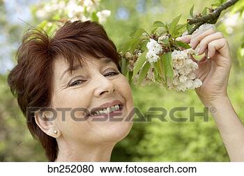 Stock Photography - woman holding 
cherry blossoms. 
fotosearch - search 
stock photos, 
pictures, images, 
and photo clipart