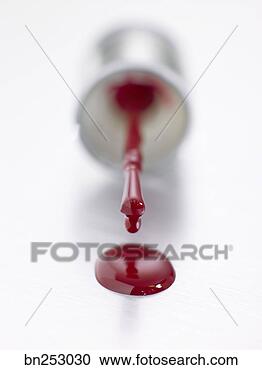 Stock Photography - nail polish brush. 
fotosearch - search 
stock photos, 
pictures, images, 
and photo clipart