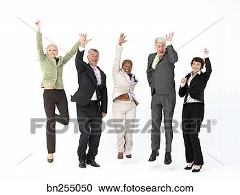 Stock Photography - excited businesspeople. 
fotosearch - search 
stock photos, 
pictures, images, 
and photo clipart