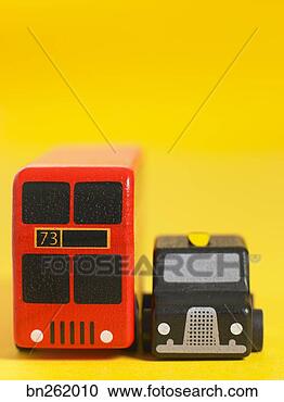 Stock Photography - toy bus and taxi. 
fotosearch - search 
stock photos, 
pictures, images, 
and photo clipart
