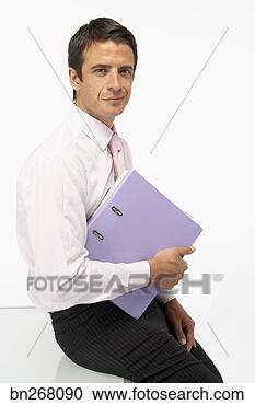 Stock Photography - man with folder. 
fotosearch - search 
stock photos, 
pictures, images, 
and photo clipart