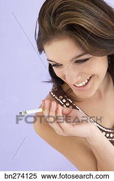 Stock Image - girl smoking cigarette. 
fotosearch - search 
stock photos, 
pictures, images, 
and photo clipart