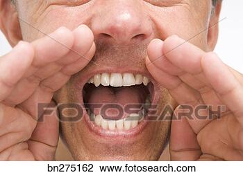 Stock Photo - man shouting. 
fotosearch - search 
stock photos, 
pictures, images, 
and photo clipart
