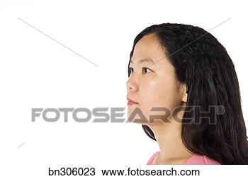Stock Photo - woman looking 
away. fotosearch 
- search stock 
photos, pictures, 
images, and photo 
clipart