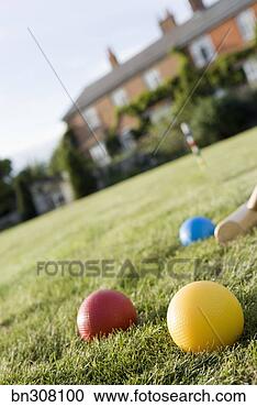Stock Photography - colorful croquet 
balls. fotosearch 
- search stock 
photos, pictures, 
images, and photo 
clipart