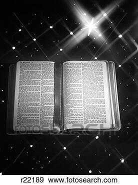 Stock Photograph - open book bible 
ribbon bookmark 
matthew against 
star background 
large. fotosearch 
- search stock 
photos, pictures, 
images, and photo 
clipart