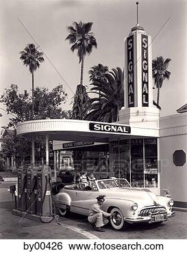 Stock Photo - old-fashioned 
dated classic 
historical retro 
gas station occupation. 
fotosearch - search 
stock photos, 
pictures, images, 
and photo clipart