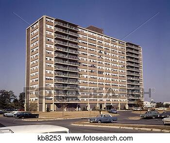 Banco de Imagem - arquitetura,  
alto,  levantar, 
 apartamento, 
 predios. fotosearch 
- busca de fotos, 
imagens e clipart