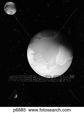 Banco de Imagem - tiro,  terra, 
 escuridão,  lua, 
 desligado,  distância. 
fotosearch - busca 
de fotos, imagens 
e clipart