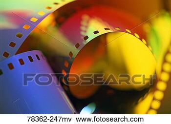 Picture - 35mm film strips 
with colorful 
light reflections. 
fotosearch - search 
stock photos, 
pictures, images, 
and photo clipart