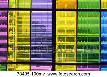 Picture - colorful windows, 
palais des congres, 
montreal, quebec, 
canada. fotosearch 
- search stock 
photos, pictures, 
images, and photo 
clipart