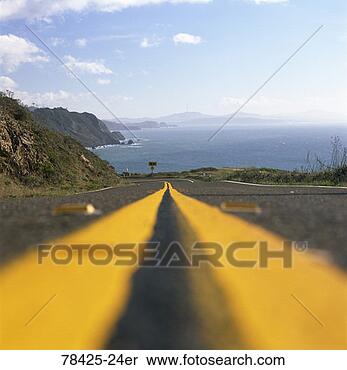 Stock Image - highway 1 on coast 
of california, 
united states. 
fotosearch - search 
stock photos, 
pictures, images, 
and photo clipart