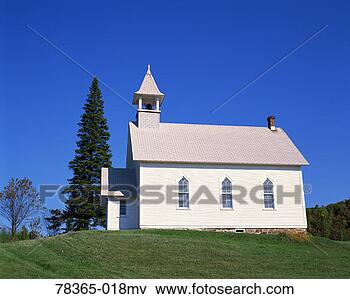 Picture - knox presbyterian 
church, crystal 
falls, quebec, 
canada. fotosearch 
- search stock 
photos, pictures, 
images, and photo 
clipart