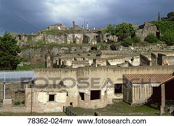 Picture - settlement structures 
at pompeii ruins, 
italy. fotosearch 
- search stock 
photos, pictures, 
images, and photo 
clipart