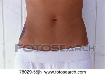 Stock Photo - woman's nude mid-section 
with hip hugger 
shorts. fotosearch 
- search stock 
photos, pictures, 
images, and photo 
clipart