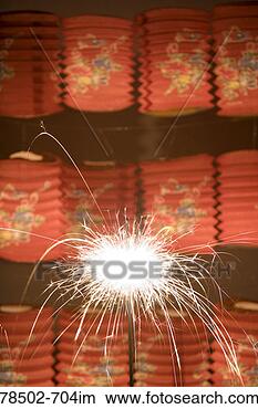Stock Photo - chinese paper 
lanterns with 
fireworks. fotosearch 
- search stock 
photos, pictures, 
images, and photo 
clipart