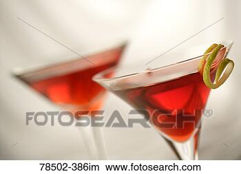 Stock Photo - cocktail with 
garnish. fotosearch 
- search stock 
photos, pictures, 
images, and photo 
clipart