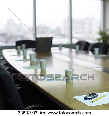 Stock Photo - conference table 
with place settings. 
fotosearch - search 
stock photos, 
pictures, images, 
and photo clipart