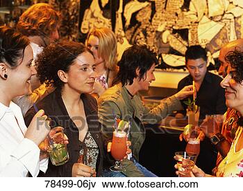 Picture - people drinking 
at social gathering. 
fotosearch - search 
stock photos, 
pictures, images, 
and photo clipart