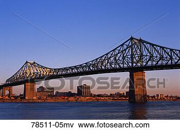 Picture - jacques cartier 
bridge, montreal, 
quebec, canada. 
fotosearch - search 
stock photos, 
pictures, images, 
and photo clipart