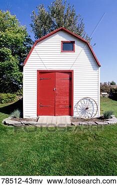 Picture - barn style garden 
shed. fotosearch 
- search stock 
photos, pictures, 
images, and photo 
clipart