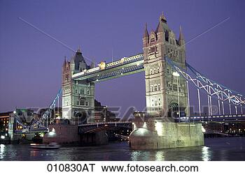 Stock Photo - the london tower 
bridge from the 
thames river at 
dusk, london, 
england. fotosearch 
- search stock 
photos, pictures, 
images, and photo 
clipart