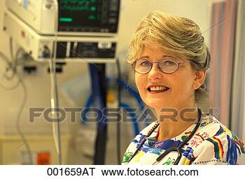 Stock Photo - nurse by a monitor. 
fotosearch - search 
stock photos, 
pictures, images, 
and photo clipart