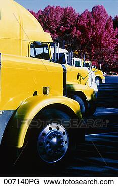 Stock Photo - row of semi-truck 
tractor, filter. 
fotosearch - search 
stock photos, 
pictures, images, 
and photo clipart