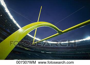Stock Photo - goalpost at football 
stadium. fotosearch 
- search stock 
photos, pictures, 
images, and photo 
clipart
