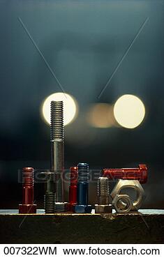 Stock Photo - neatly stacked 
nuts and bolts. 
fotosearch - search 
stock photos, 
pictures, images, 
and photo clipart